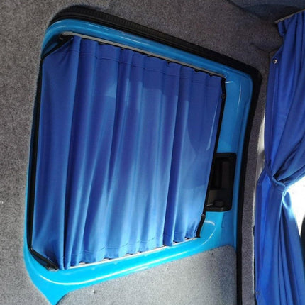 For Toyota Proace Premium Window Curtains - Black/Blue - CREATE YOUR OWN BUNDLE! | Van-X