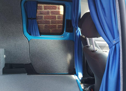 For Fiat Scudo Blackout Camper Curtains Black/Blue - Create Your Own Bundle | Van-X