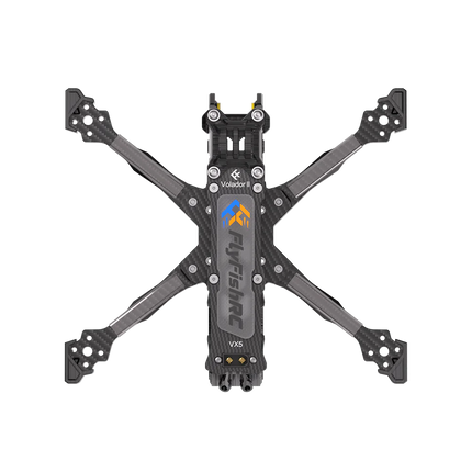 FlyFish RC Voladro Ⅱ VX5 FPV Freestyle T700 Frame Kit (DJI O4 Air Unit Version) (Black)