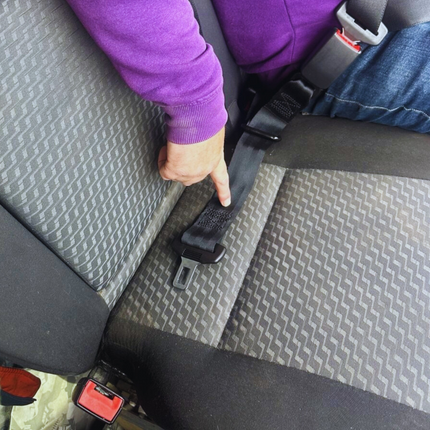 For Peugeot Boxer Seat Belt Extender – Double Middle Seat Passenger | Van-X