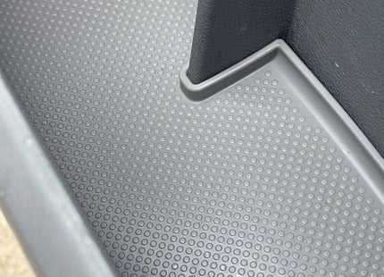 For VW T5/T5.1 Door Pocket Inserts Light Grey | Rubber Door Liners Driver & Double Passenger – Van-X