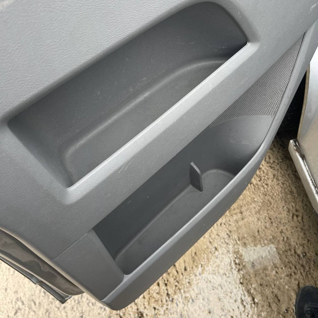 For VW T5, T5.1 van campervan Door Pocket Inserts, Rubber, Door Liner (Light Grey) Both Captain Seats Interior Styling ideal gift