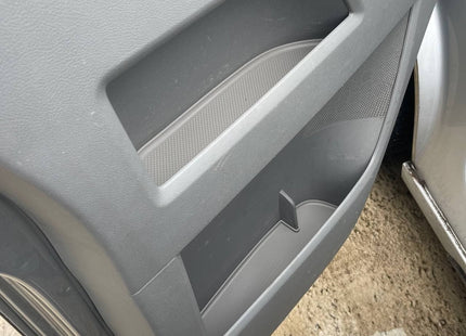 For VW T5/T5.1 Door Pocket Inserts Light Grey | Rubber Door Liners Driver & Double Passenger – Van-X