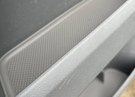 For VW T5/T5.1 Door Pocket Inserts Light Grey | Rubber Door Liners Driver & Double Passenger – Van-X