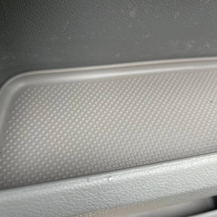 For VW T5, T5.1 van campervan Door Pocket Inserts, Rubber, Door Liner (Light Grey) Both Captain Seats Interior Styling ideal gift