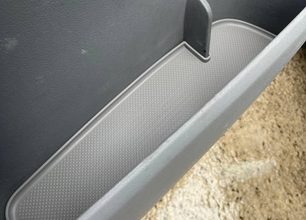 For VW T5/T5.1 Door Pocket Inserts Light Grey | Rubber Door Liners Driver & Double Passenger – Van-X