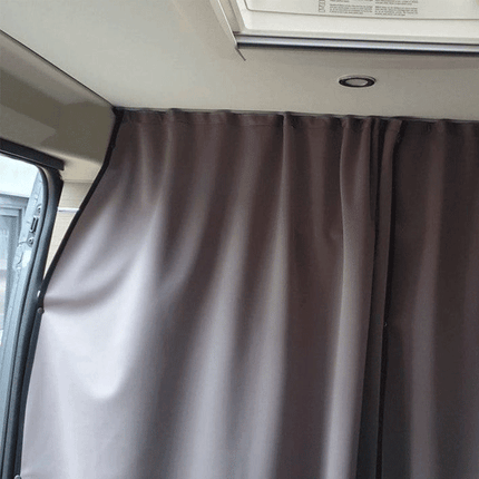 For MAN TGE / New Crafter Campervan & Motorhome Maxi-Cab Divider Curtain with Rail – Premium Privacy