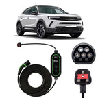 Type 2 to 3 Pin Charging Cable / 10M / 6amp – 12amp Adjustable (2.3kW)