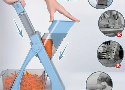 Vegetable Slicer Adjustable Veg Chopper with 4 Cutting Modes Kitchen Tool Dicer