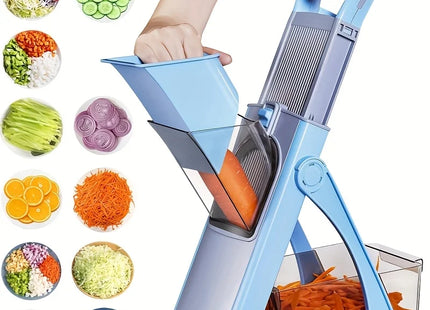 Vegetable Slicer Adjustable Veg Chopper with 4 Cutting Modes Kitchen Tool Dicer
