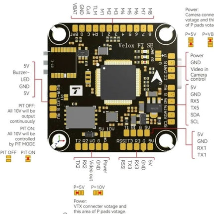 Tmotor Velox F7 SE Flight Controller