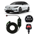 Type 2 to 3 Pin Charging Cable / 10M / 6amp – 12amp Adjustable (2.3kW)