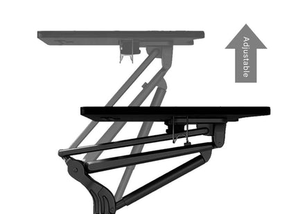 TESSA-Flexi Stand Up Workstation Desk (Adjustable Height)