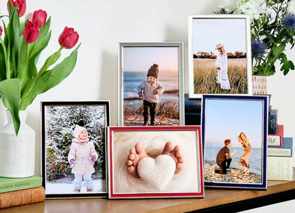 Kenro Whisper Slimline Photo Frame 7x5" - Grey
