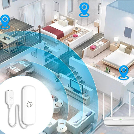 Water Sensor Leakage Alarm Flood Leak Detector Smart Home Security Protection