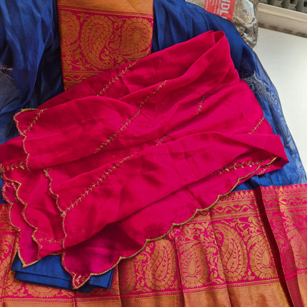 Onam Neelanjana Half Saree Set