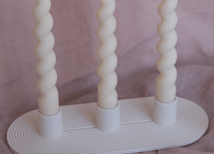 Minimalist Triple Candle Holder
