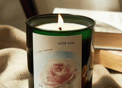 Wild Rose Scented Candle