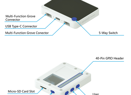 Wio Terminal: ATSAMD51 Core with Realtek RTL8720DN BLE 5.0 & Wi-Fi 2.4G/5G Dev Board