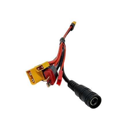 XT60 to XT60 XT30 DC5.5 T-Plug Charger Adapter Cable