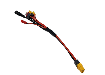 XT60 to XT60 XT30 DC5.5 T-Plug Charger Adapter Cable