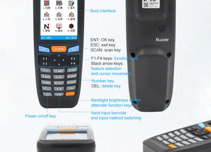 NEWSCAN NS6606T Two-dimensional Image Wireless Barcode Scanner Collector, NS6606T