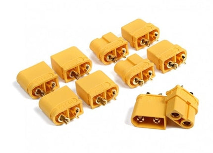 XT60 Connectors Yellow/Black (Pack of 10)