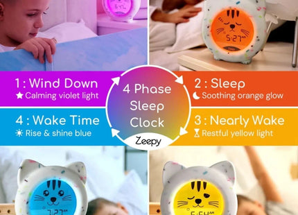 Zeepy Kip the Kitty 4 Phase Sleep Trainer Clock