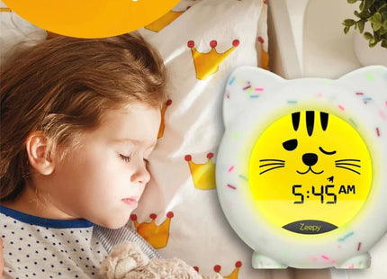 Zeepy Kip the Kitty 4 Phase Sleep Trainer Clock