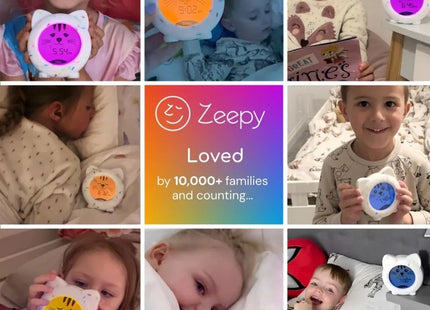 Zeepy Kip the Kitty 4 Phase Sleep Trainer Clock