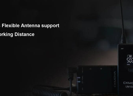 Maplin CKMOVA UM100 UHF Wireless Microphone Kit with 1x Transmitter & 1x Receiver