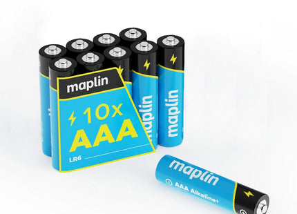 Maplin AAA LR03 1.5V Alkaline Batteries 7 Year Shelf Life High Performance