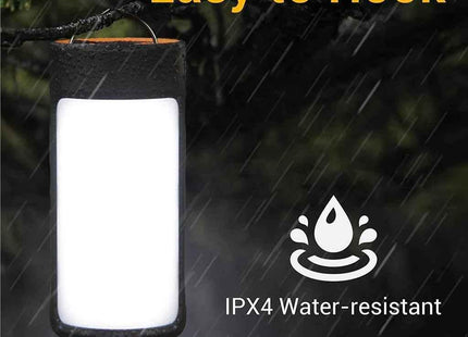Rechargeable Camping Lantern LED 400LM 5 Modes Emergency Tent Light USB 2 Pack