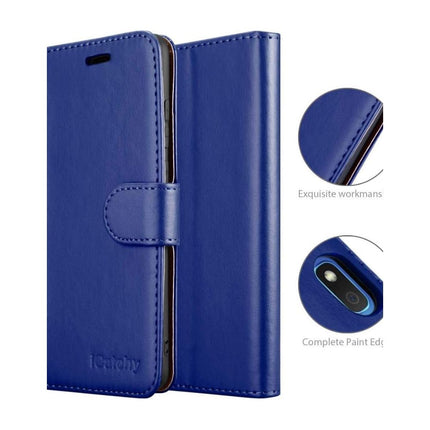 Samsung Galaxy A10 Book Flip Case Leather Wallet