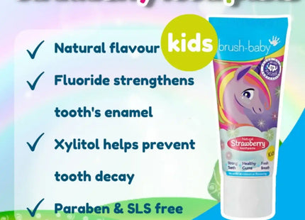 brush-baby Strawberry Toothpaste 3+ years 50ml