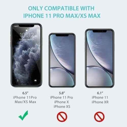 iPhone 11 Pro Max Screen Protectors Tempered Glass with Install Frame 2-Pack