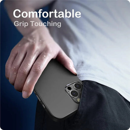 Premium Magnetic MagSafe Compatible Case for iPhone 13 Pro Max Slim Fit Grey