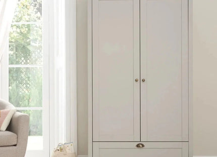 Tutti Bambini Verona Wardrobe - Dove Grey/Oak