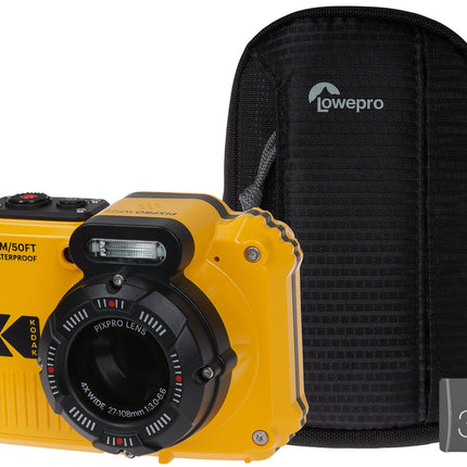 Kodak PIXPRO WPZ2 16MP 4x Zoom Tough Compact Camera - Yellow