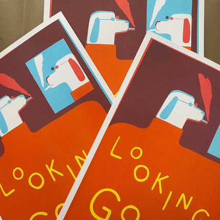 Looking Good Dog risograph print (A3)