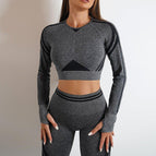 heather grey / L / Long Sleeve
