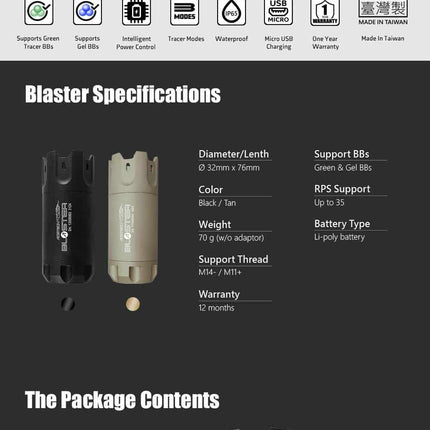 Acetech Blaster Tracer Unit (Tan)