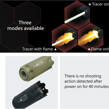 Acetech Blaster Tracer Unit (Black)