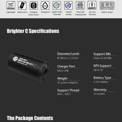 Acetech Brighter C Tracer Unit (Coloured)