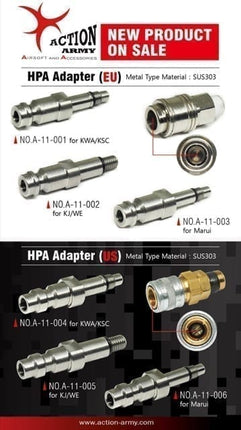 Action Army HPA Adapter (EU) for KWA/KSC