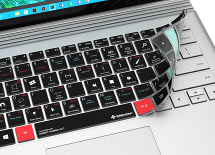 Adobe Audition Keyboard Covers for Microsoft Surface Line
