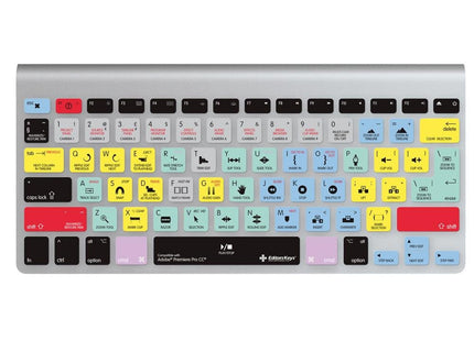 Adobe Premiere Keyboard Covers for MacBook and iMac