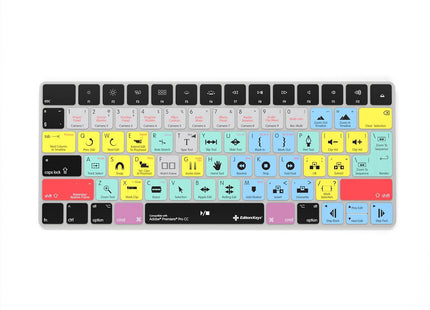 Adobe Premiere Keyboard Covers for MacBook and iMac