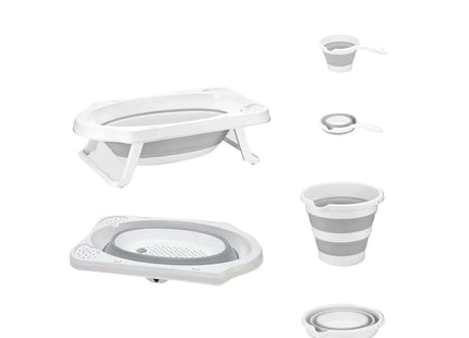 baby plus Foldable Bathtub Set 3 Pcs