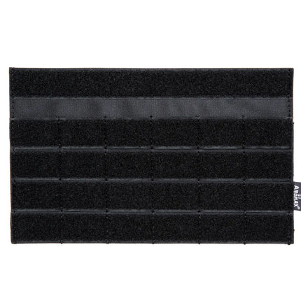 Amomax Chest Rig Panel - Black (Hook and Loop to Molle)